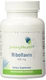 Riboflavin | Vitamin B2 | Provides 400 mg of Riboflavin | 60 Easy-To-Swallow Vegetarian Capsules | Non-GMO | Free of Magnesium Stearate | Physician Formulated | Seeking Health