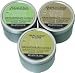 Aromatherapy Candles- Bergamot & Lime, Eucalyptus & Peppermint & Frankincense & Patchouli- made with 100% pure essential oils- 3oz each