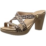 crocs Women's Cyprus IV Leopard Heel