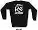 I Steal Forks From Restaurants Men's Sweat Shirt in 2 colors Small thru 3XL