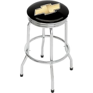 Chevrolet-Bowtie-Single-Foot-Ring-Barstool-with-Swivel