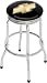 Chevrolet Bowtie Single Foot Ring Barstool with Swivel