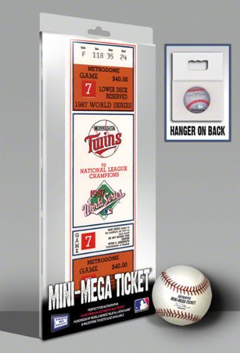 Minnesota Twins 1987 World Series Game 7 Mini-Mega Ticket