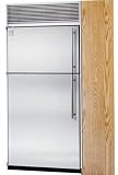 Northland 36TF-WB-R 36in Refrigerator/Top Freezer White Interior Right Hinge Door Panels Black