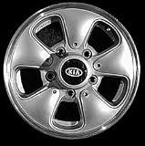 OEM Aluminum Wheel 15x6 5 Lug 5 Spoke Silver