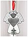 Nurse Angel Ornament - Caduceus Charm - Message on Heart 'God Grant Me The Compassion to Give Patient Loving Care' - Enameled & Jeweled - Gift-Storage Bag - 3.25