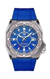 TechnoMarine Men's 509002 RoyalMarine P1 Automatic Titanium Blue Rubber Watch