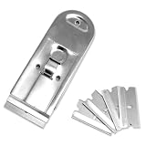 41rQzc9N71L. SL160  Tooluxe Safety Metal Blade Hand Scraper for Paint and Windows, Detailing