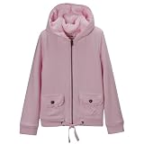 Girls' Cherokee Long-Sleeve Hooded Sweatshirt - Pink