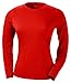 A4 Women’s Cooling Performance Crew Long Sleeve | Moisture-Wicking | Medium | Scarlet