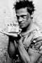 (24x36) Fight Club Movie (Brad Pitt Holding Soap) Poster Print