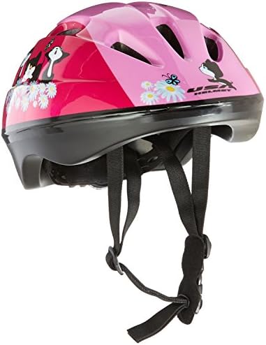 USA Helmet V-6 Toddler Bicycle Helmet, Pink with Kittens