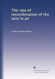 Kids Makeup on The Rate Of Recombination Of The Ions In Air  Linville Laurentine