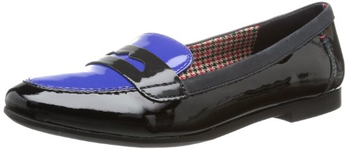 Tommy Hilfiger Womens BELINDA 8 A Clogs And Mules Black Schwarz (BLACK/LAPIS 990) Size: 39
