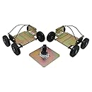 Extreme Max 5800.0203 Power Wheels Driveable / Steerable Snowmobile Dollies - Wide