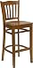 HERCULES Vertical Slat Back Wood Bar Stool with Cherry Finish - XU-DGW0008BARVRT-CHY-GG
