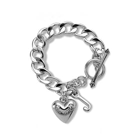 Juicy Couture Silver Starter Charm Bracelet