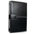 J-Tech Digital Black Faux Leather Amazon Kindle 2 (Fits 6 Display, Kindle 2) E-Book Reader Carrying Protective Case Cover