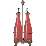 Venetian Scroll Paprika Oil & Vingar Cruet