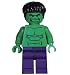 Search : Custom Lego Incredible Hulk Minifigure Minifig Marvel