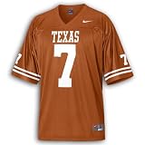 Texas Longhorns Number 7 Youth Replica Football Jersey - Texas Orange