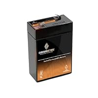 6V 4.5AH SLA Battery replaces cp0660 gp645 lcr6v4p hk-3fm4.5