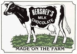 Hershey's Cow Porcelain Refrigerator Magnet