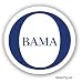 Obama for President O Magnetic Bumper Sticker