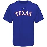 MLB Josh Hamilton Texas Rangers Short Sleeve Basic Tee By Majestic