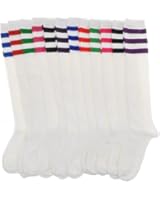 Angelina Referee Knee High Socks 6 or 12-Pair-Pack #2539WS