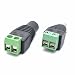 10 Pairs Male+Female 12V 2.1 x 5.5mm DC Power Jack Plug Adapter Connector for CCTV Camera (Green)
