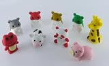 Japanese Iwako Puzzle Erasers Imported From Japan (A Signature Deluxe Set): The Wonderful World of Lucky Animals (Red Valentine Prince Frog in Love, Prosperity Pink Porky Pig, Lucky Chinese New Year Red Panda to Bring Us Good Luck, Dairy Moo Moo Cow to Provide Milk, Happy 4 Holidays Special Colors Edition Hamsters, and Lucky Zoo Safari Giraffe).