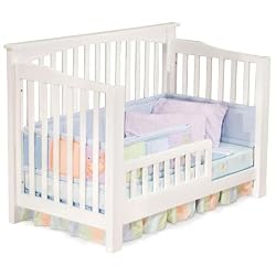 Natural Maple Atlantic Furniture Columbia 4-in-1 Convertible Wood Baby Crib