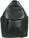 New girls/ladies gorgeous Visconti soft black leather backpack bag style 18357A