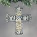 Blessed Cross Ornament ~ By Proclamations ~ Beautifully Rendered Scriptures Share the Word of Faith on These Finely Detailed Crosses That Have the Look of Carved Stone.