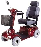 Mid-Range Four Wheel Scooter, Burgudy