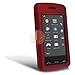Red Rubber Feel Snap-On Cover Hard Case Cell Phone Protector for LG Vu CU920 / CU915 by Eforcity
