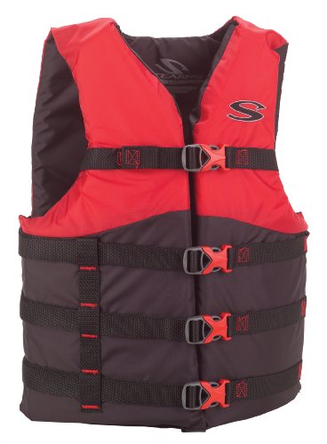 Stearns Adult Watersport Classic Life Jacket(Oversized,Red)