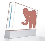 Pink Elephant Decorative Protector Skin Decal Sticker for Nintendo Wii Cons ....