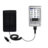 41rRKylb7zL. SL160  Solar Powered Rechargeable External Battery Pocket Charger for the Sony Clie T615   uses Gomadic TipExchange Technology