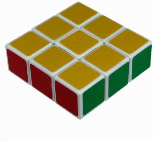 3x3x1 White Magic Twisty Puzzle, 1x3x3