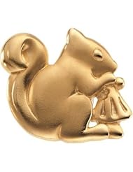 20.75X24.50 MM 14K Yellow Gold The Trusting Squirrel Brooch