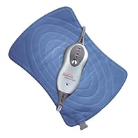 Sunbeam Health at Home Hourglass Shaped Heating Pad with 4 Heat Settings and 2 Hour Auto-Off