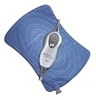 Sunbeam Health at Home Hourglass Shaped Heating Pad with 4 Heat Settings and 2 Hour Auto-Off, Blue