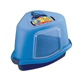 Corner Hooded Cat Toilet 40x56x40cm