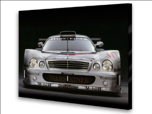 Archival Canvas and Photographic Limited Edition Art Print Merc CLK-GTR Front - 1998 28" x 36"