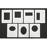 Darice EZFRAME 7-Assorted Styles Embossing Folder Frame Designs