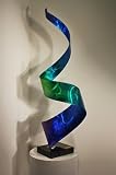 ABSTRACT METAL TABLE SCULPTURE