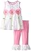 Rare Editions Baby Baby Girls' Flower Applique Legging Set