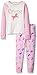 The Children's Place Girls' Big Girls' Cotton Pajama Set, Unicorn/Simply White, 6X/7